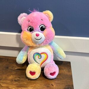 Care Bears Togetherness Bear Rainbow Heart Valentine Multicolor 2021 Plush